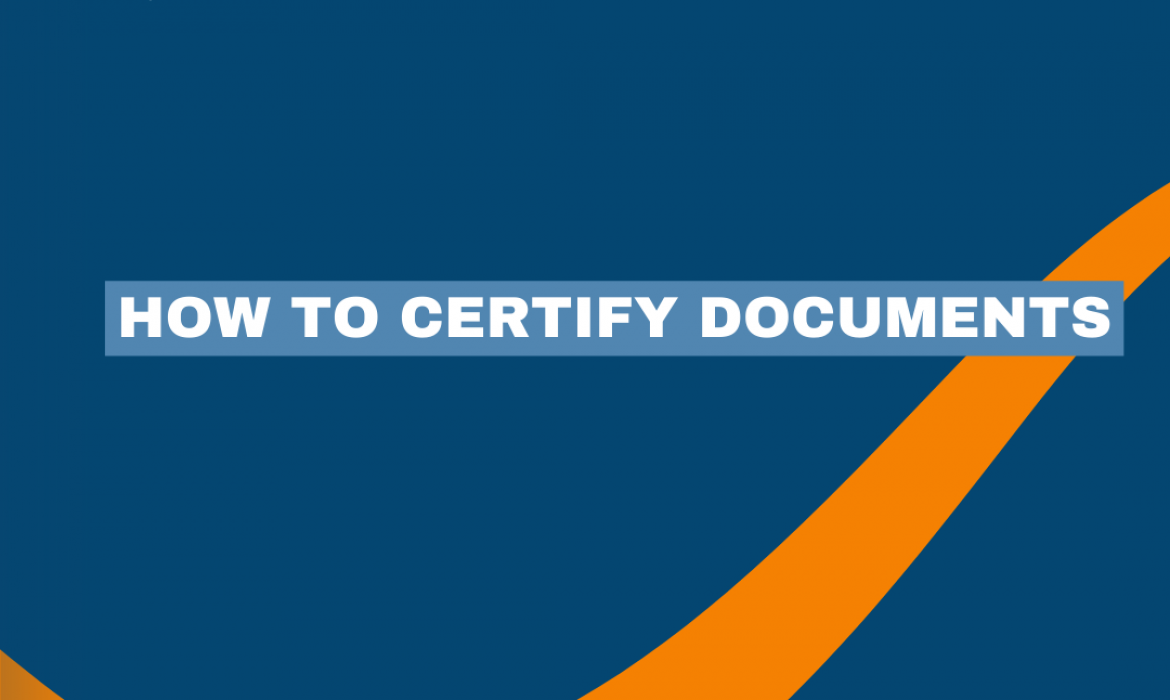 How to Certify Documents
